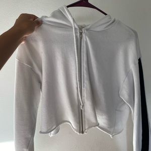 Papaya cropped jacket size small